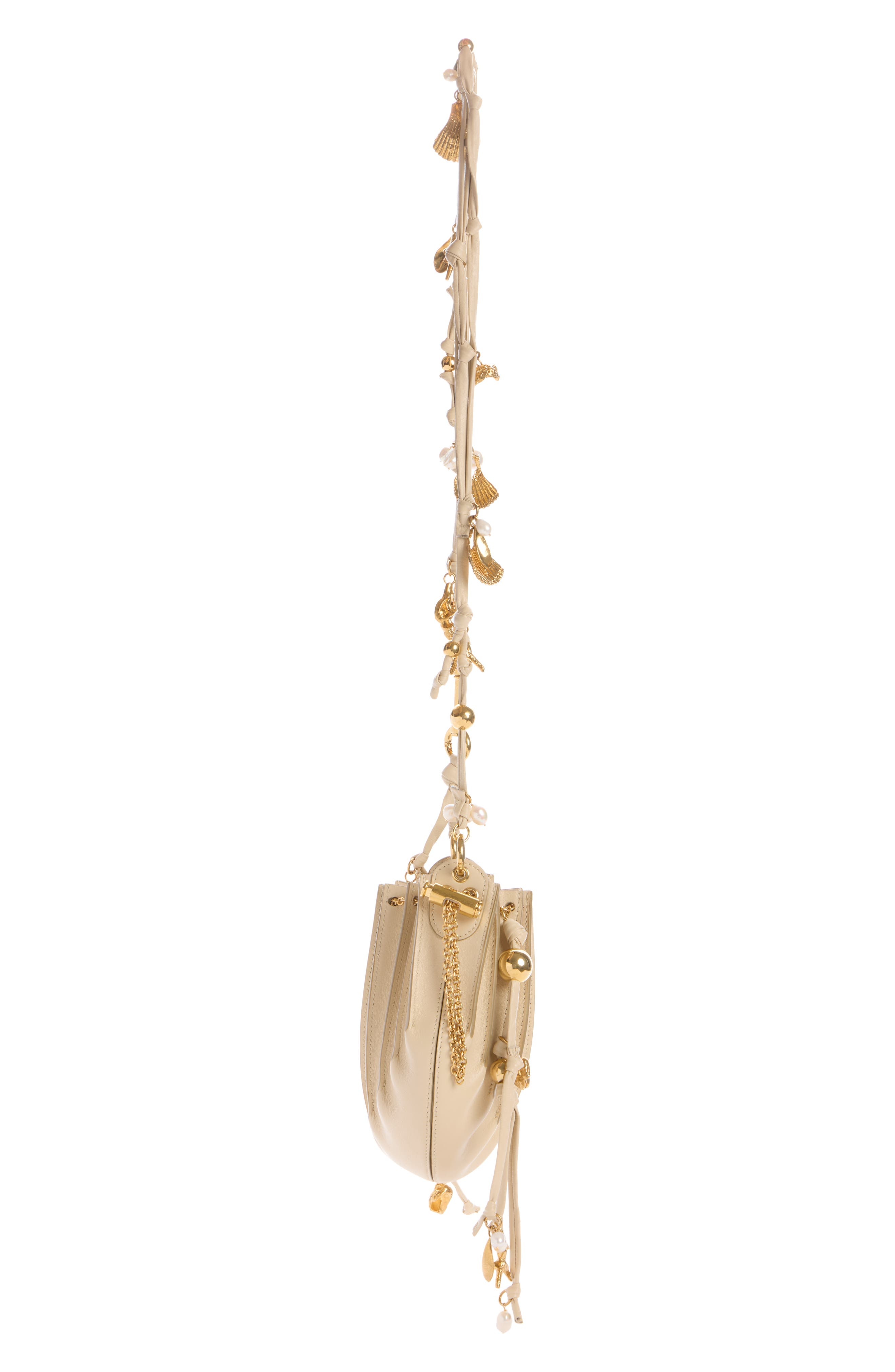 Chloé Sea Treasures Leather Crossbody Bag in Deep Ivory at Nordstrom - 5