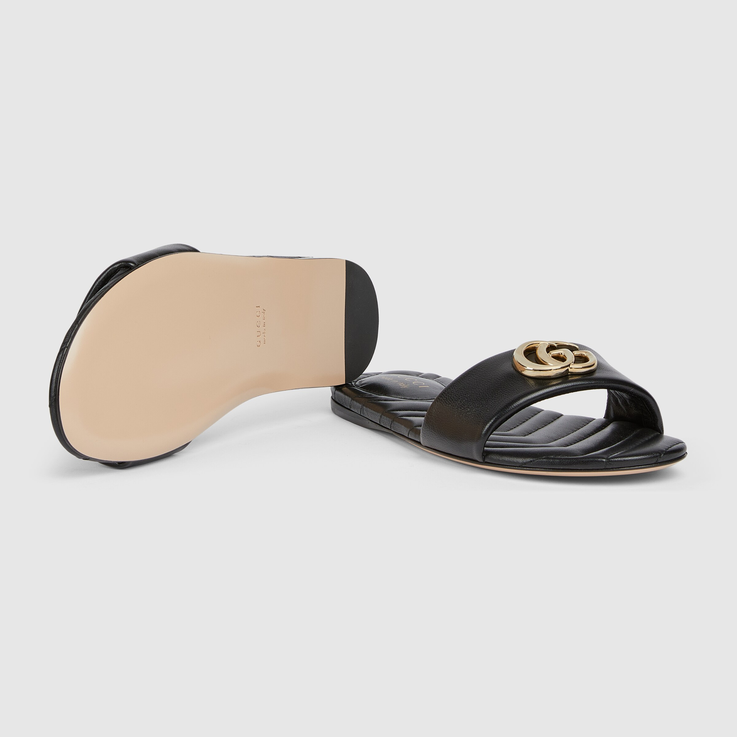 Women's slide sandal with Doube G - 5