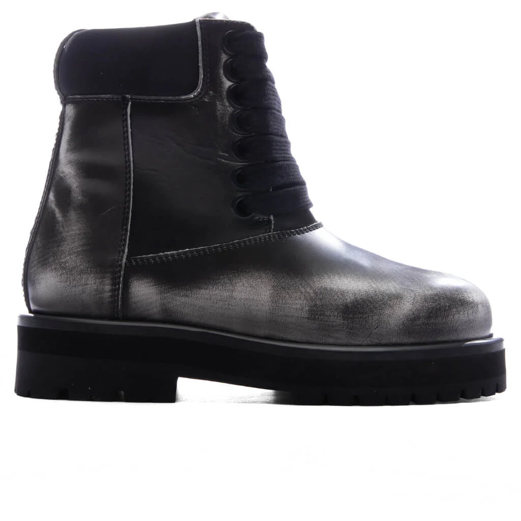 STRADA G BRUSHED BOOT - BLACK - 1