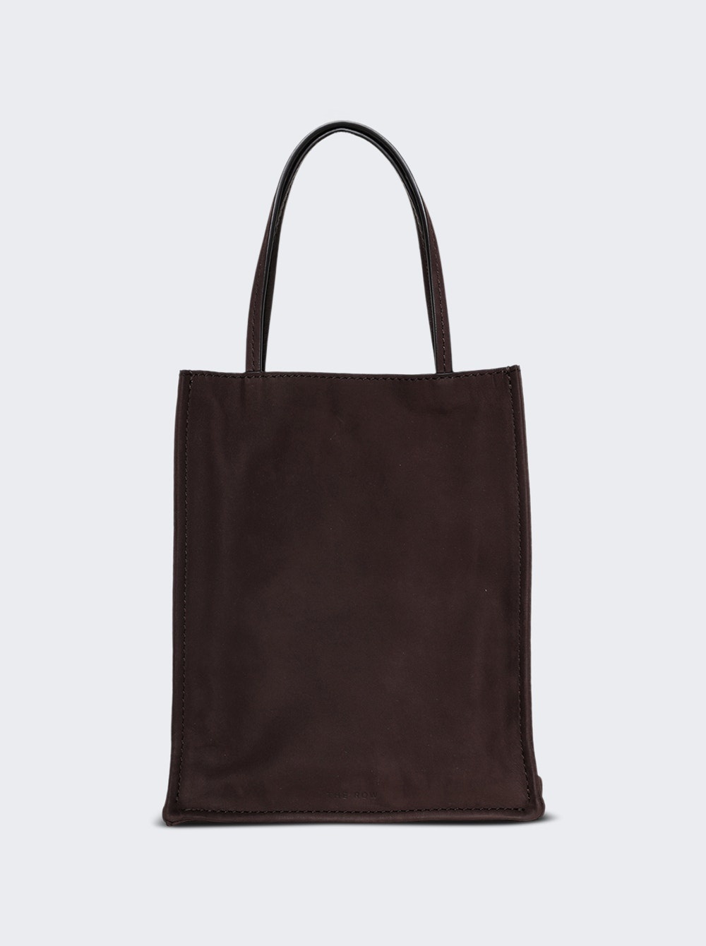 Small To Go Tote Dark Aniline Brown - 5