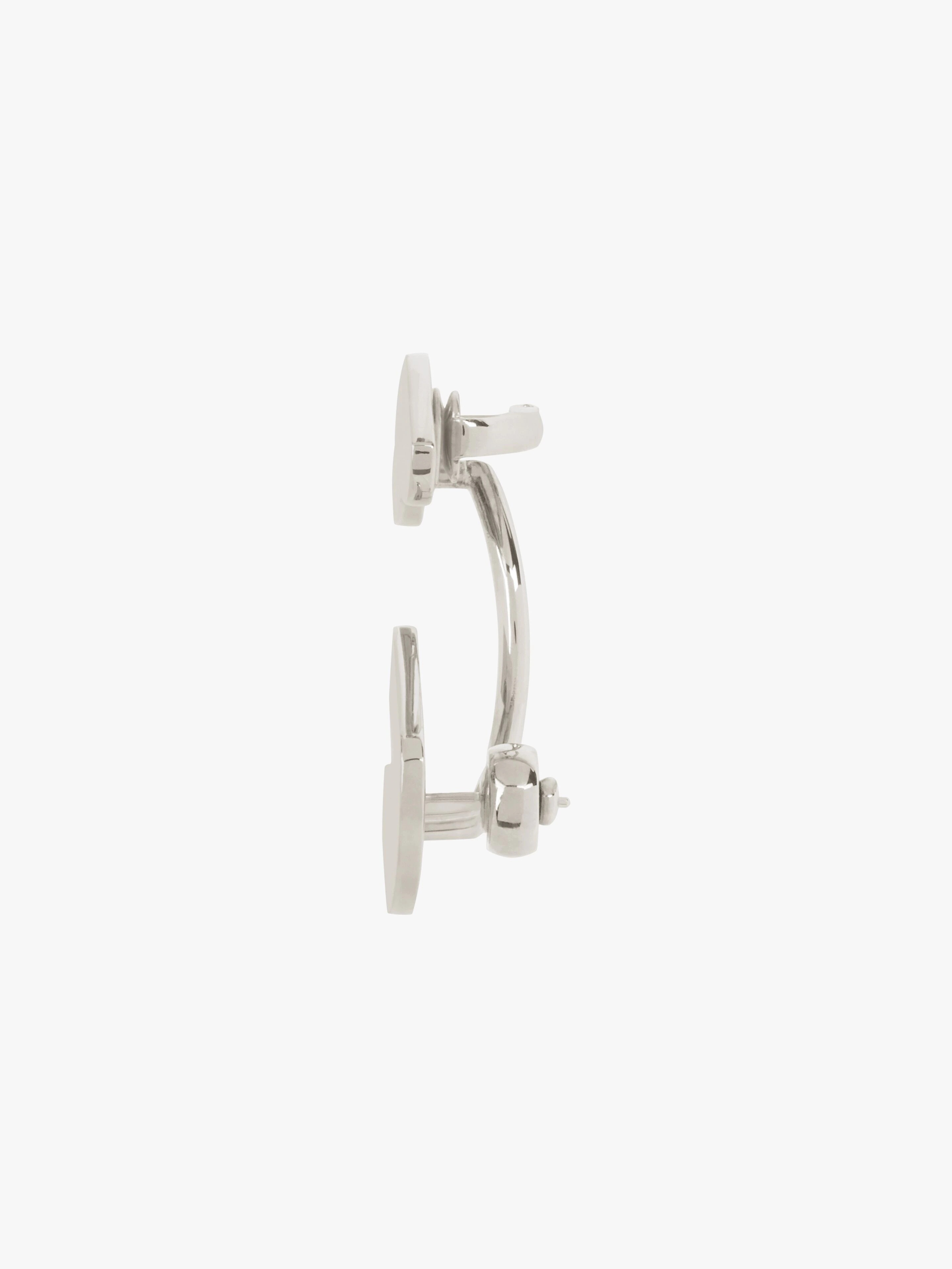 G CHAIN EARRINGS IN METAL - 5