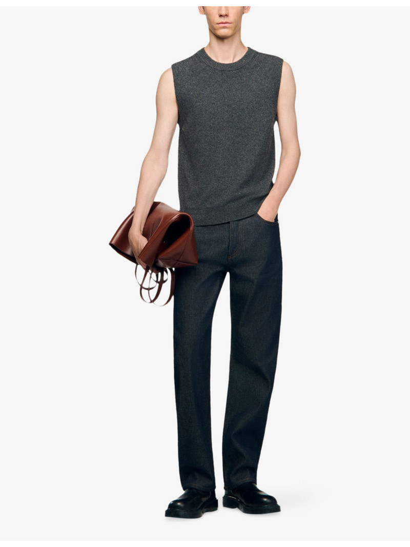 Sandro Regular-Fit Straight-Leg Jeans outlook