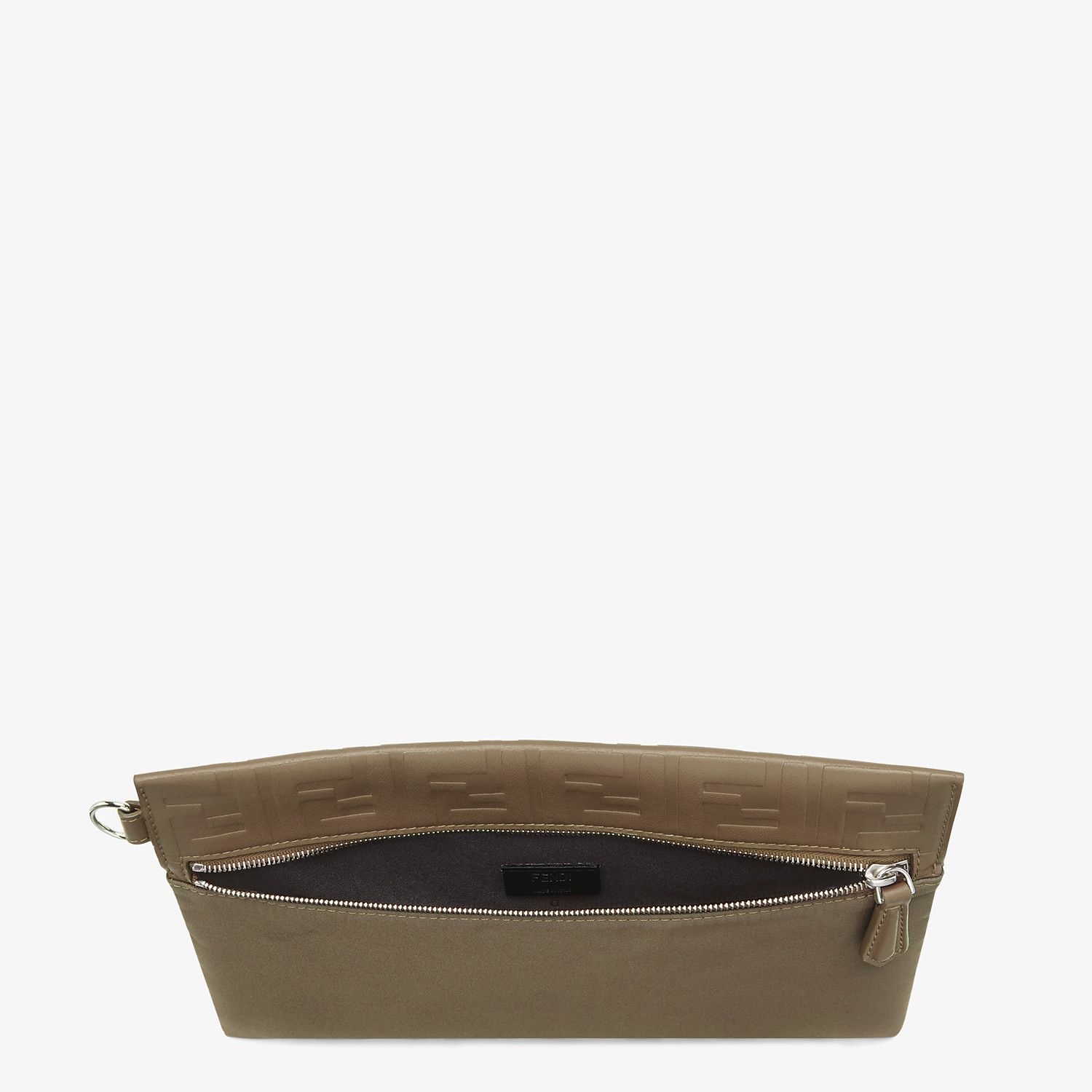 Brown nylon pochette 3