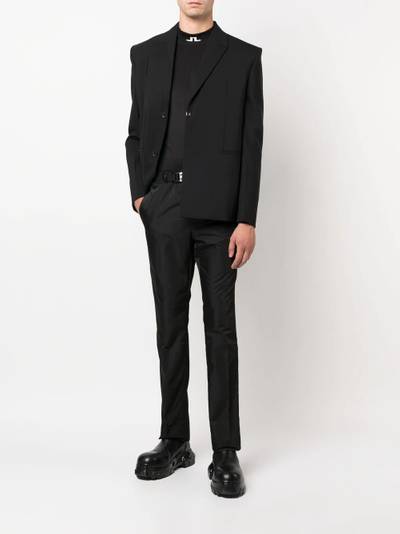 Givenchy 4G buckle slim-fit trousers outlook