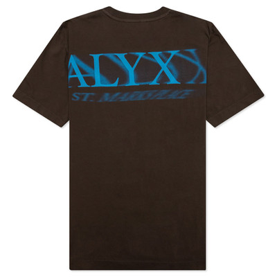 1017 ALYX 9SM 1017 ALYX 9SM BACK PRINT GRAPHIC S/S T-SHIRT - DARK BROWN outlook