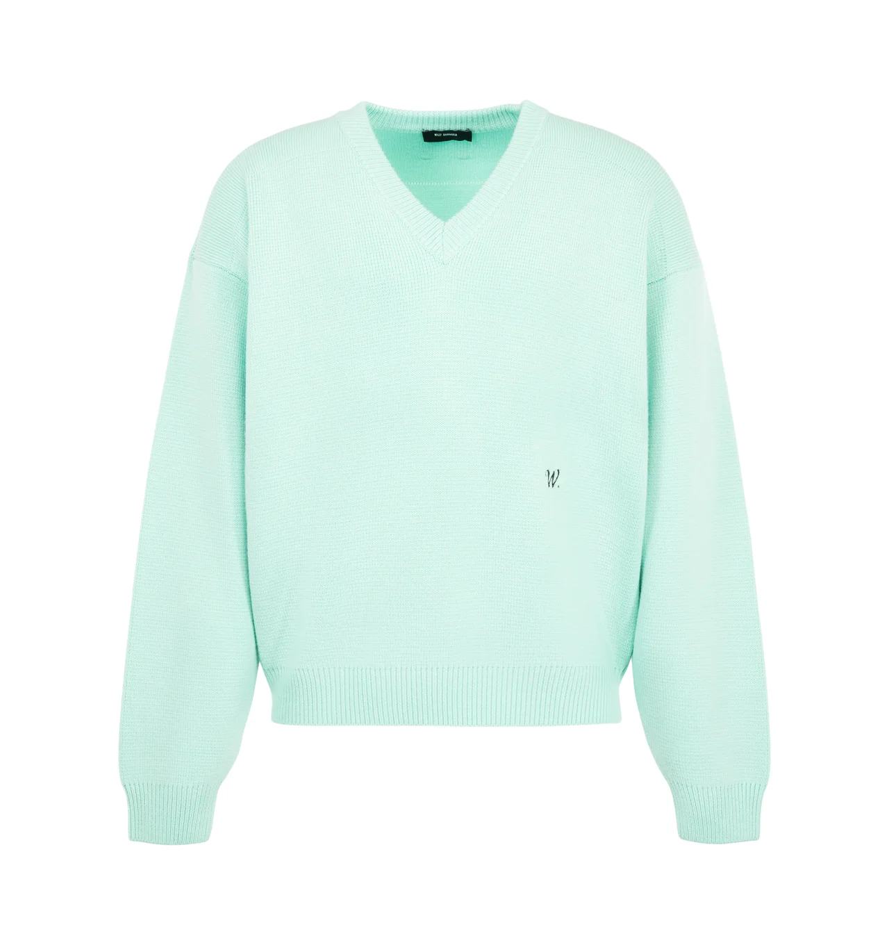 V-NECK WOOL SWEATER - 1