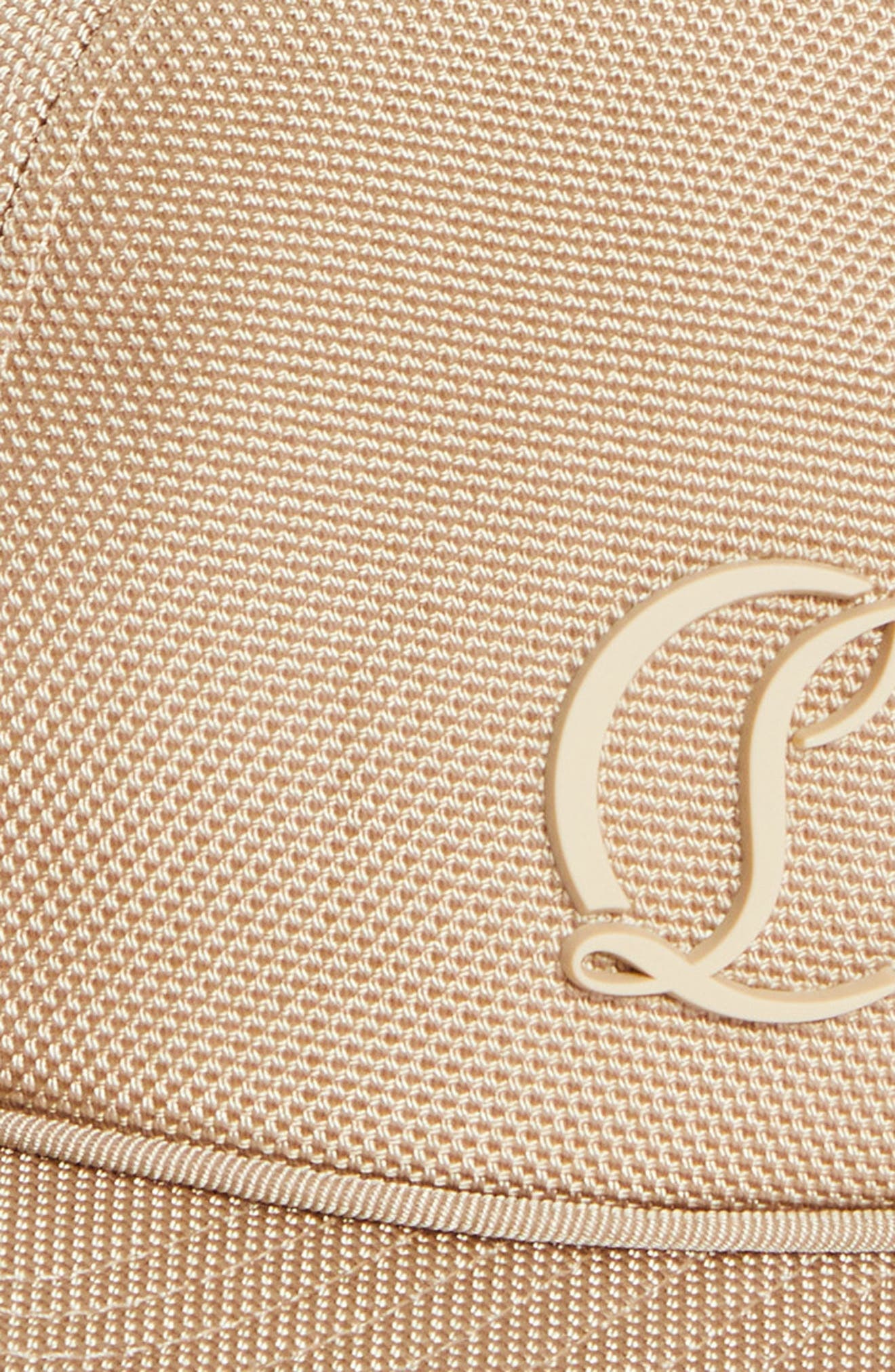 Christian Louboutin Mooncrest Active Monogram Canvas Baseball Cap in Saharienne at Nordstrom - 3