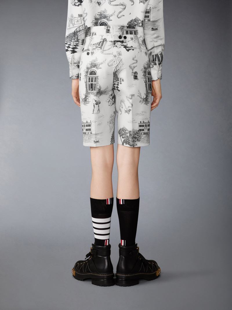 CANVAS HECTOR TOILE BERMUDA SHORTS 3