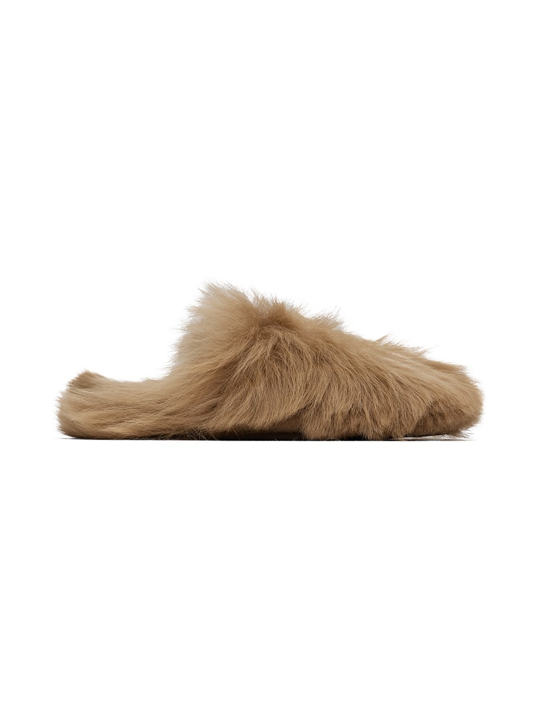 Tan Toscana Lambskin Slippers - 1
