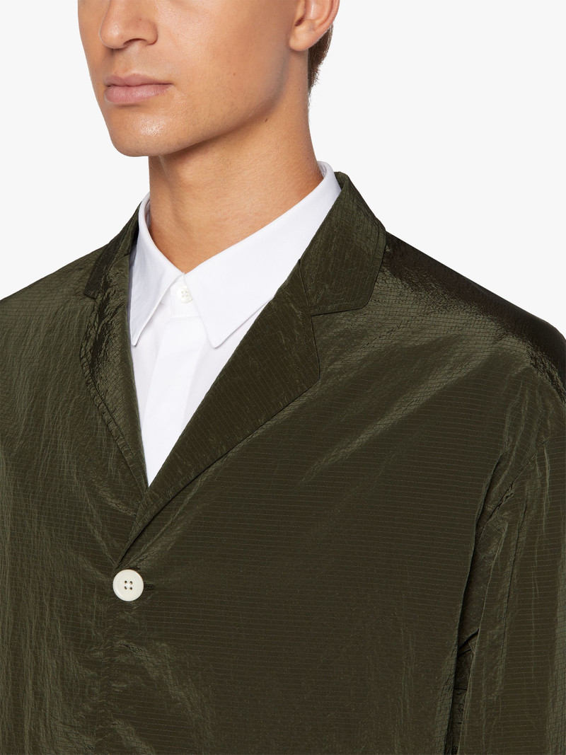 CAPTAIN MILITARY GREEN NYLON JACKET | GSM-200 5