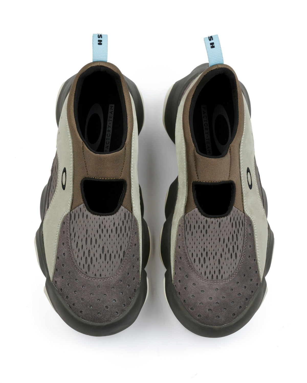 Brain Dead x Oakley Factory Team Flesh Sandal - Iron/Brown/Dark Grey - 4