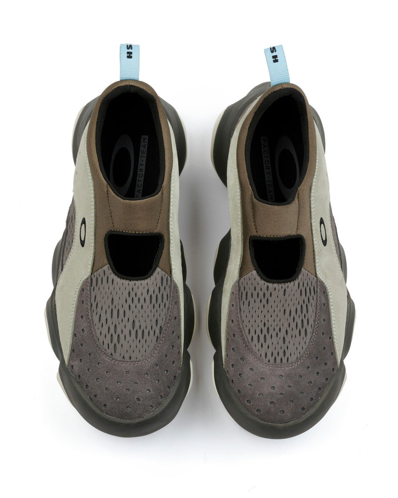 Brain Dead x Oakley Factory Team Flesh Sandal - Iron/Brown/Dark Grey 4