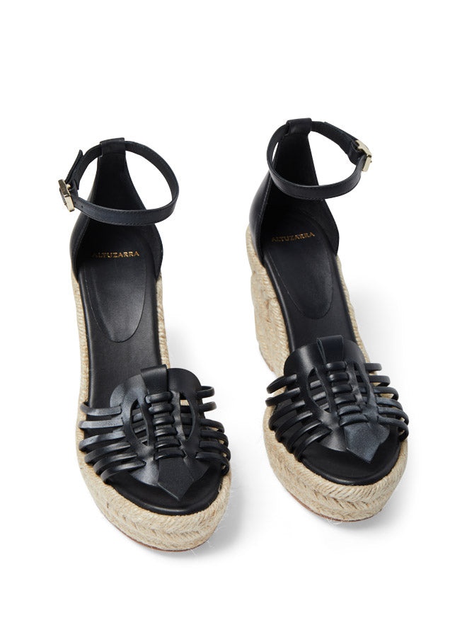 'WOVEN' ESPADRILLE WEDGE - 1