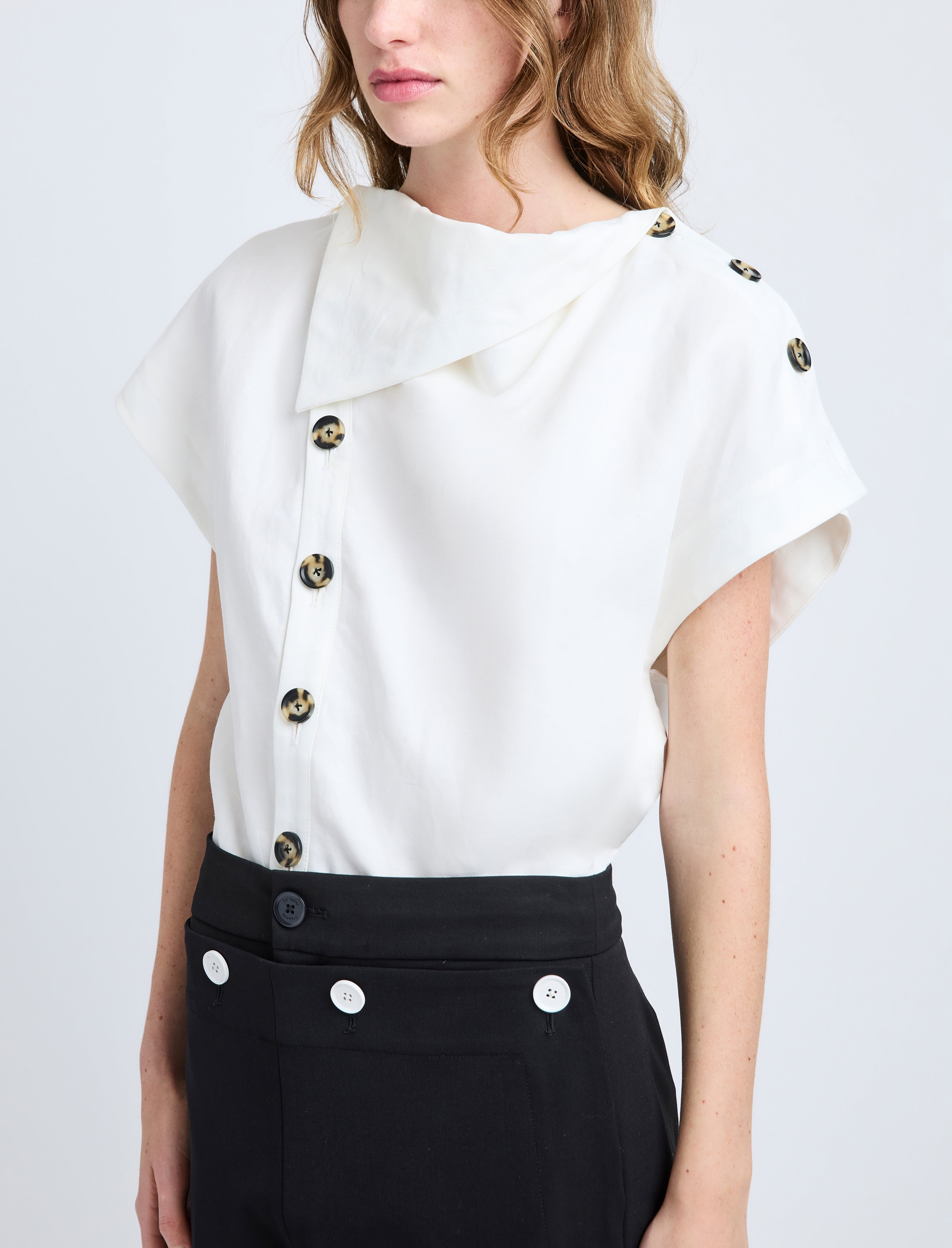 Zion Top in Linen Viscose - 6