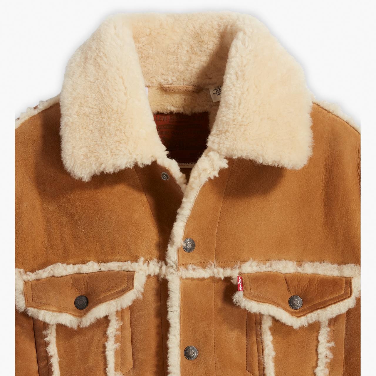 SHEARLING TRUCKER JACKET - 7