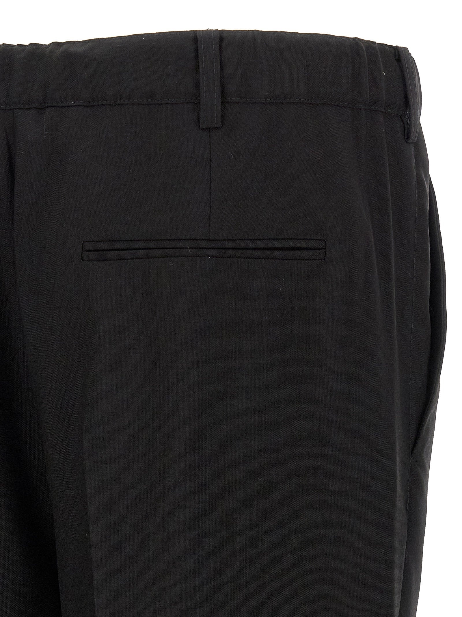 Tropical Wool Pants Black - 4