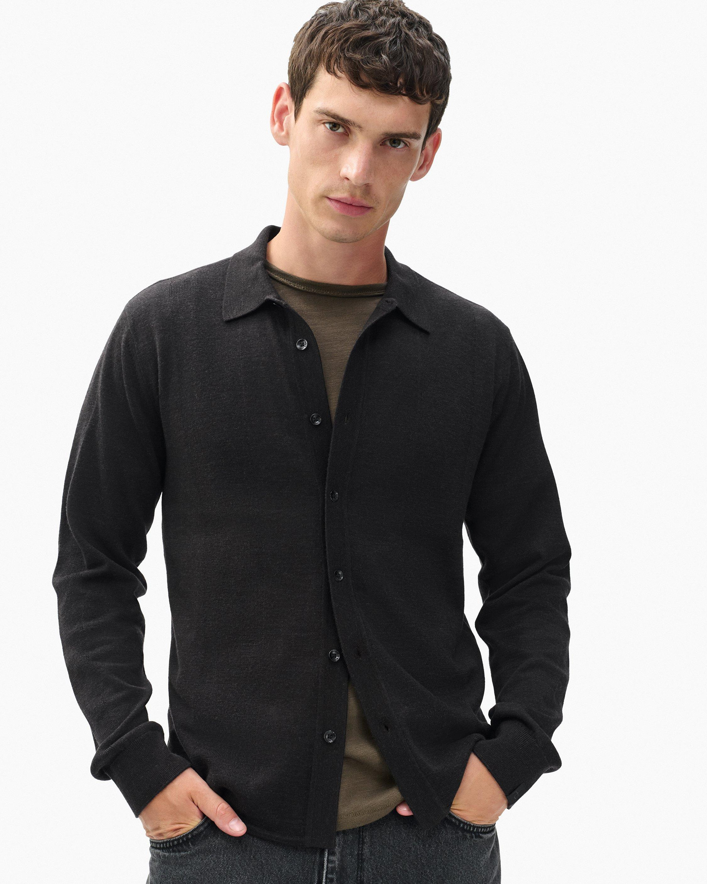 Crawford Wool-Cashmere Knit Shirt - 4