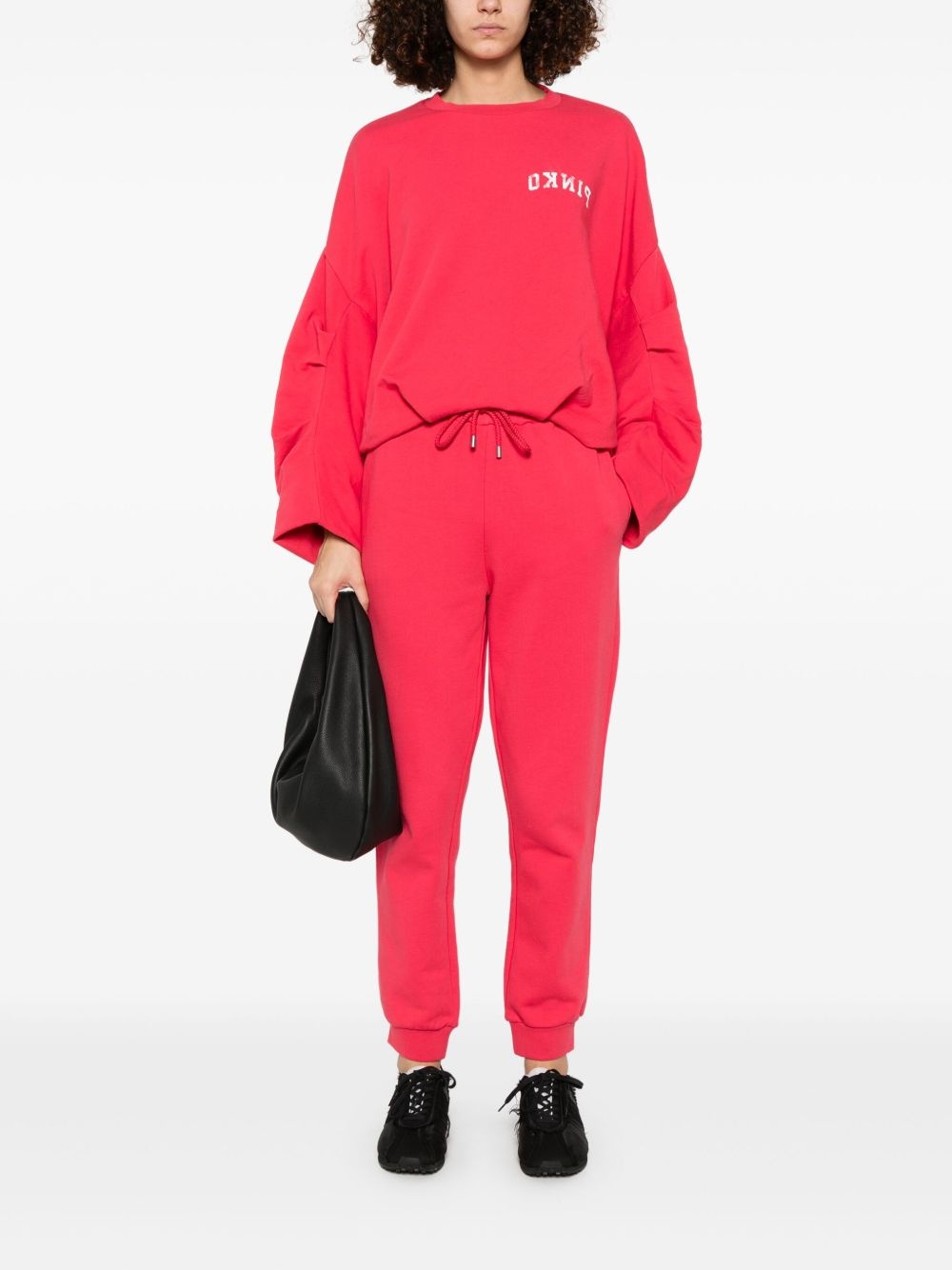 logo-print track trousers - 2