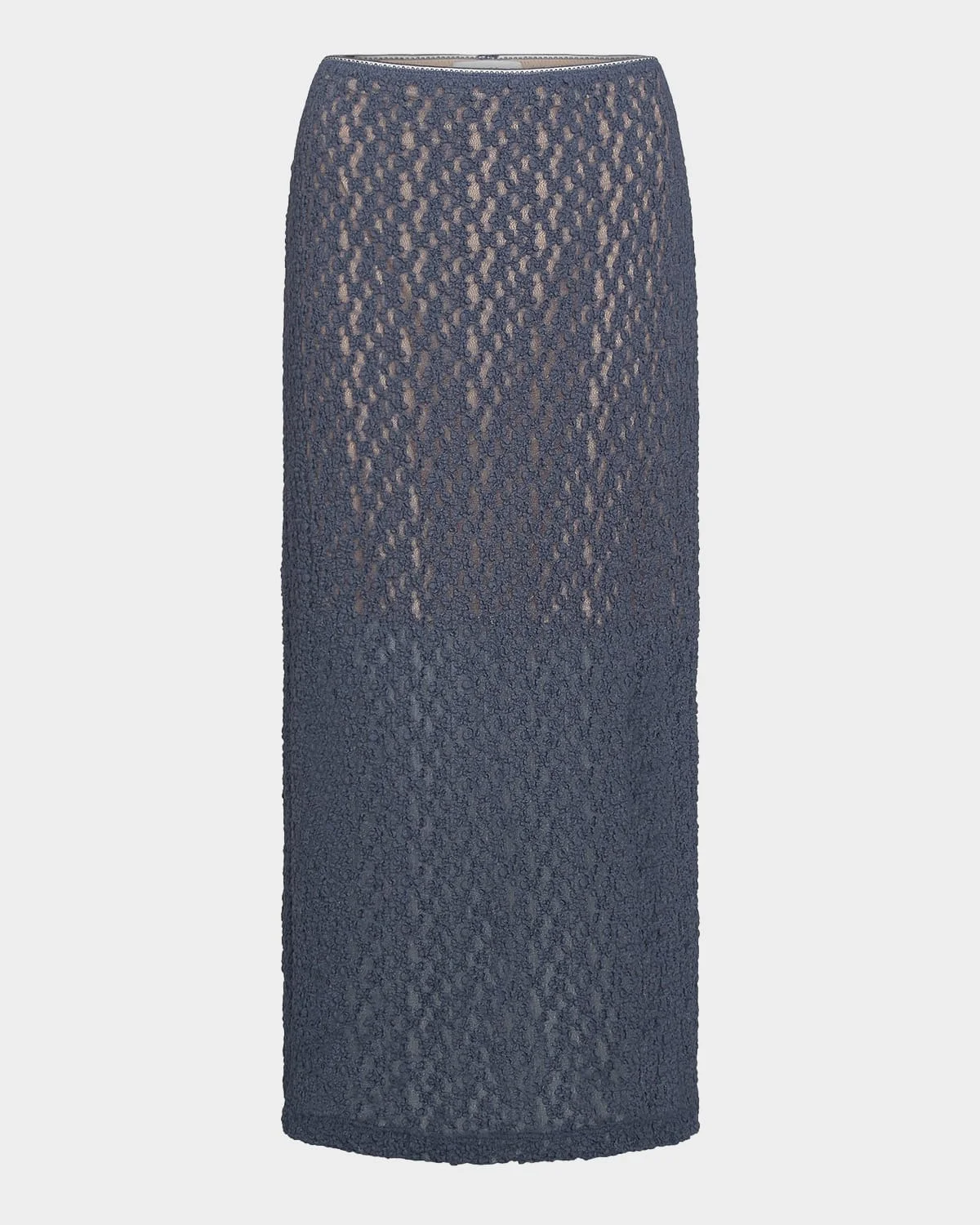 Floral Smocked Midi Skirt - 1