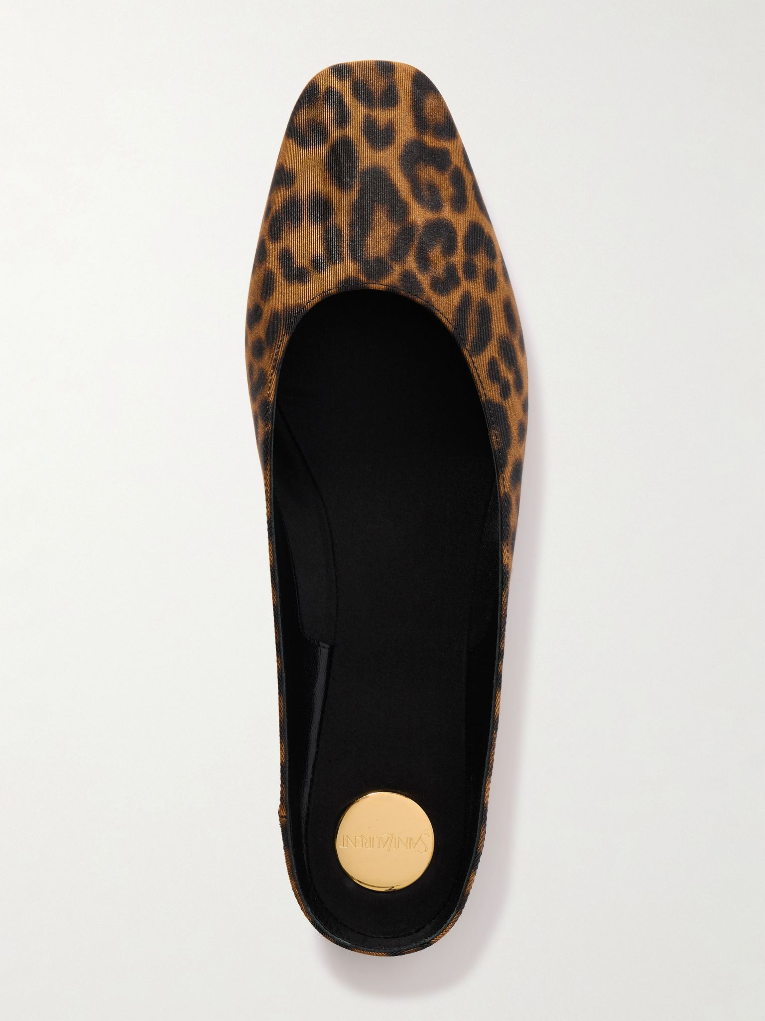Lido leopard-print grosgrain slippers Leopard print - 5