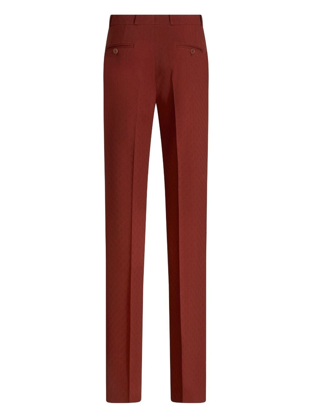 jacquard straight-leg tailored trousers - 5