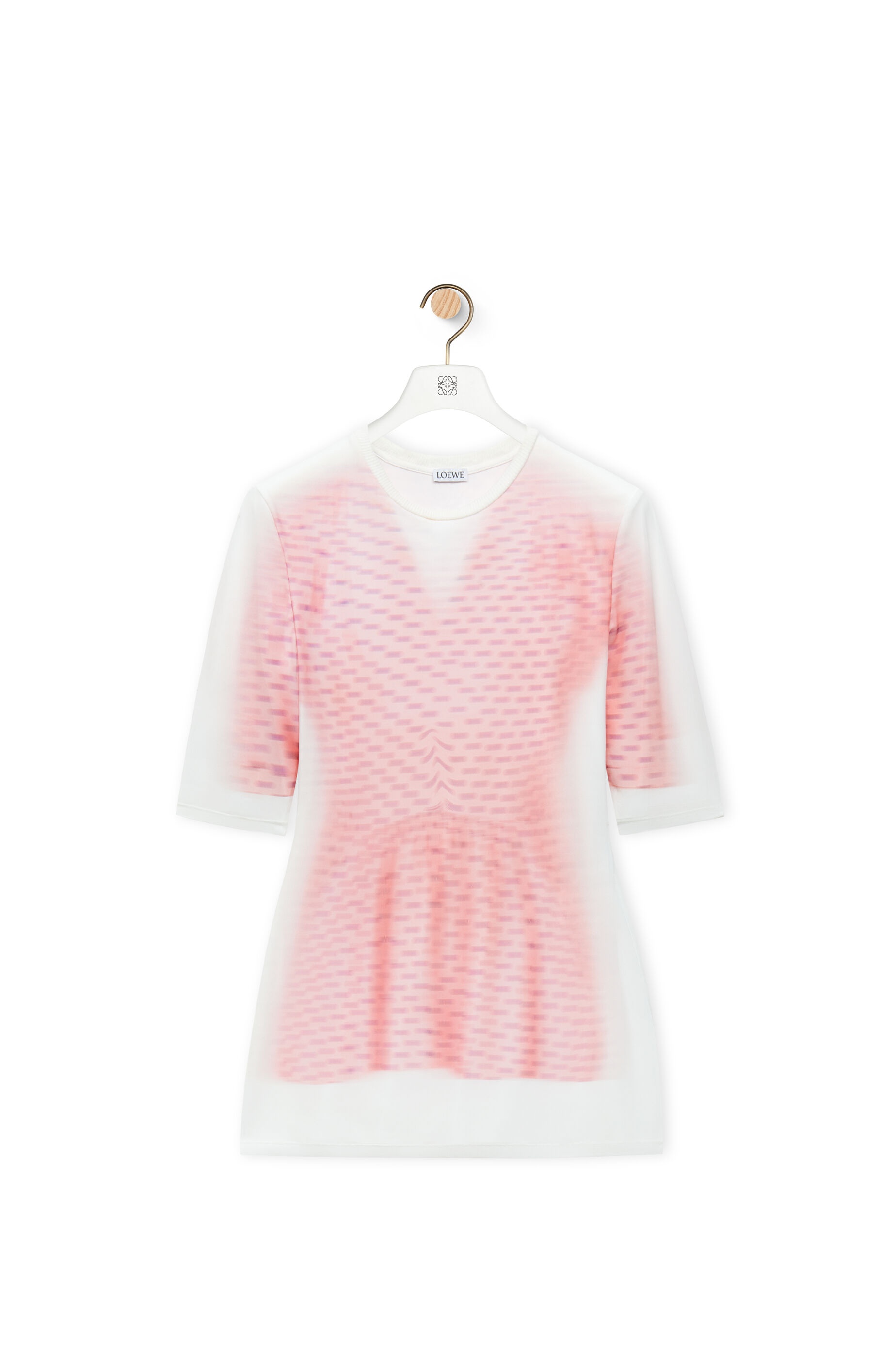 Loewe Short sleeve top in mesh | REVERSIBLE