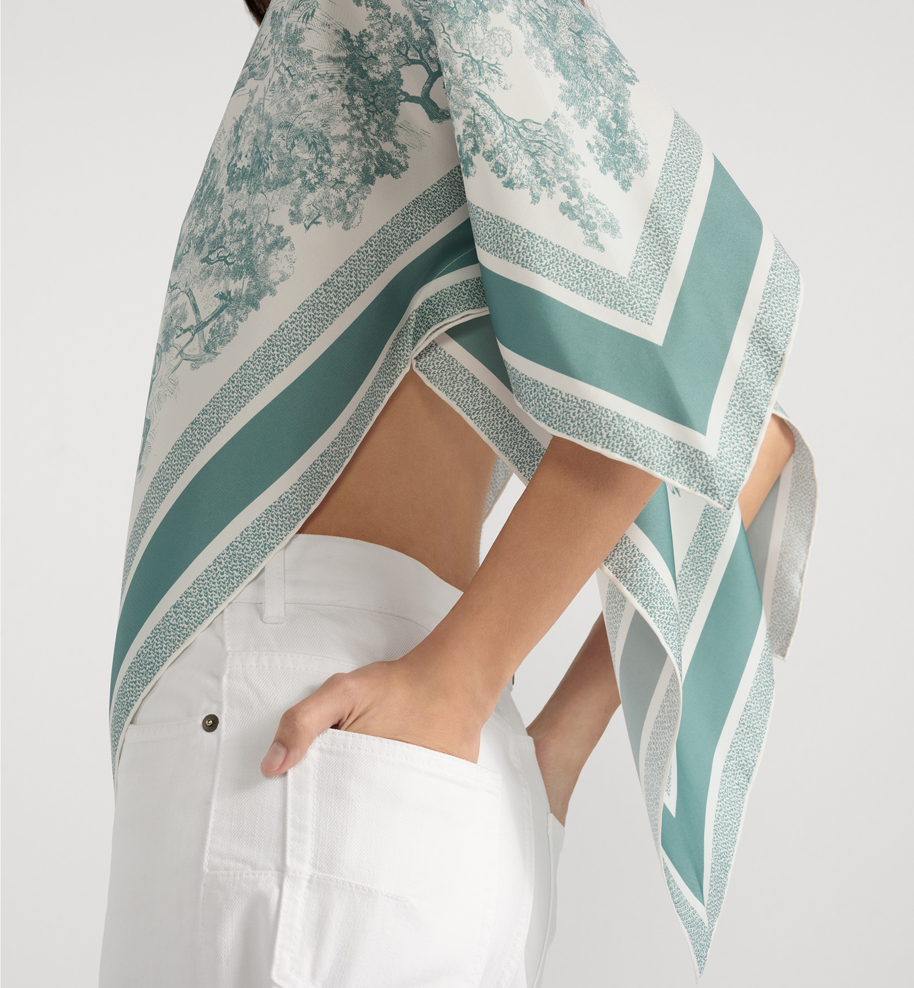 Dioriviera Toile de Jouy Sauvage Dior Silk Top - 4