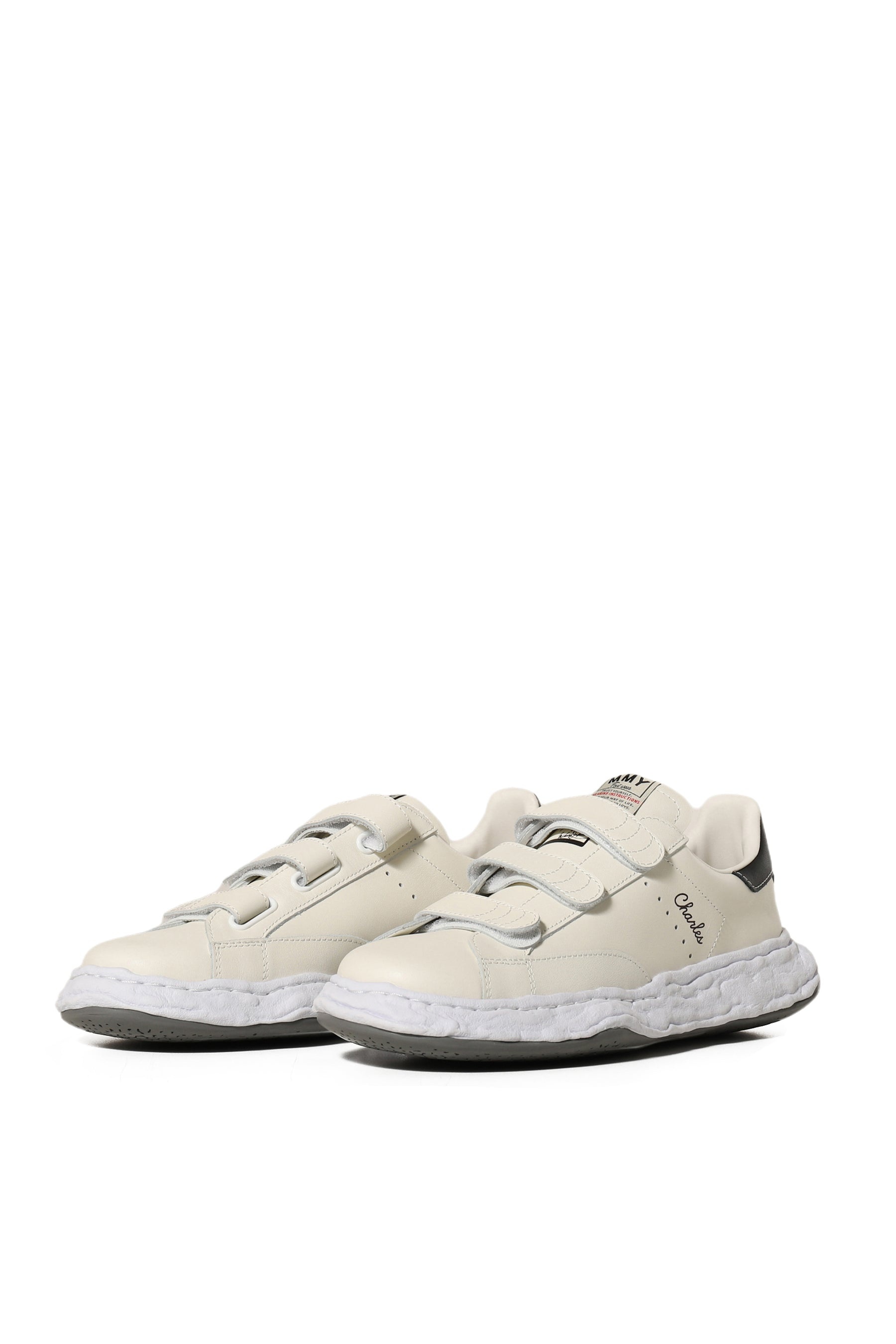CHARLES LOW VERCLO LEATHER / WHT - 6