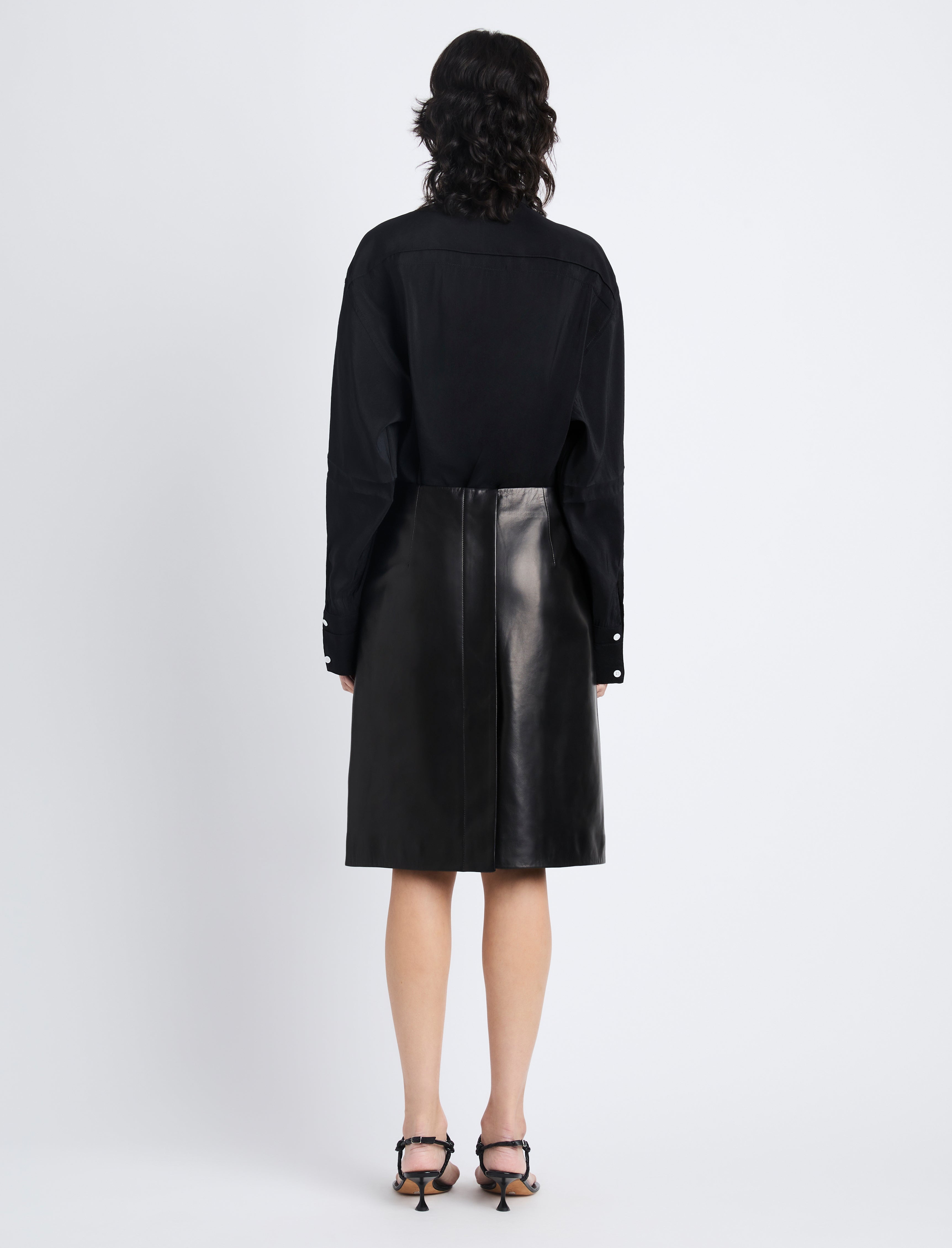 Adele Skirt in Leather - 4