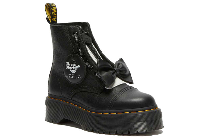 (WMNS) Dr. Martens Lazy Oaf x Sinclair Low Platform Boot 'Black Pisa' 27518001 - 2