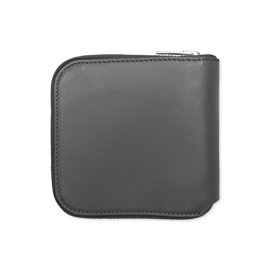 ZIPPED WALLET - DARK GREY - 2