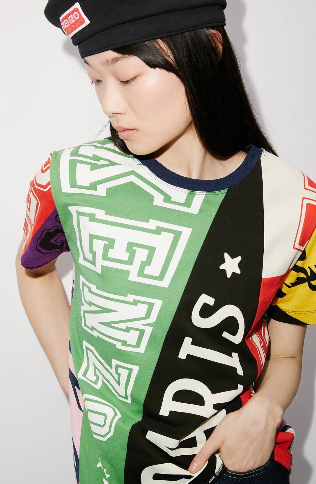 KENZO 'KENZO Flag' loose T-shirt | REVERSIBLE