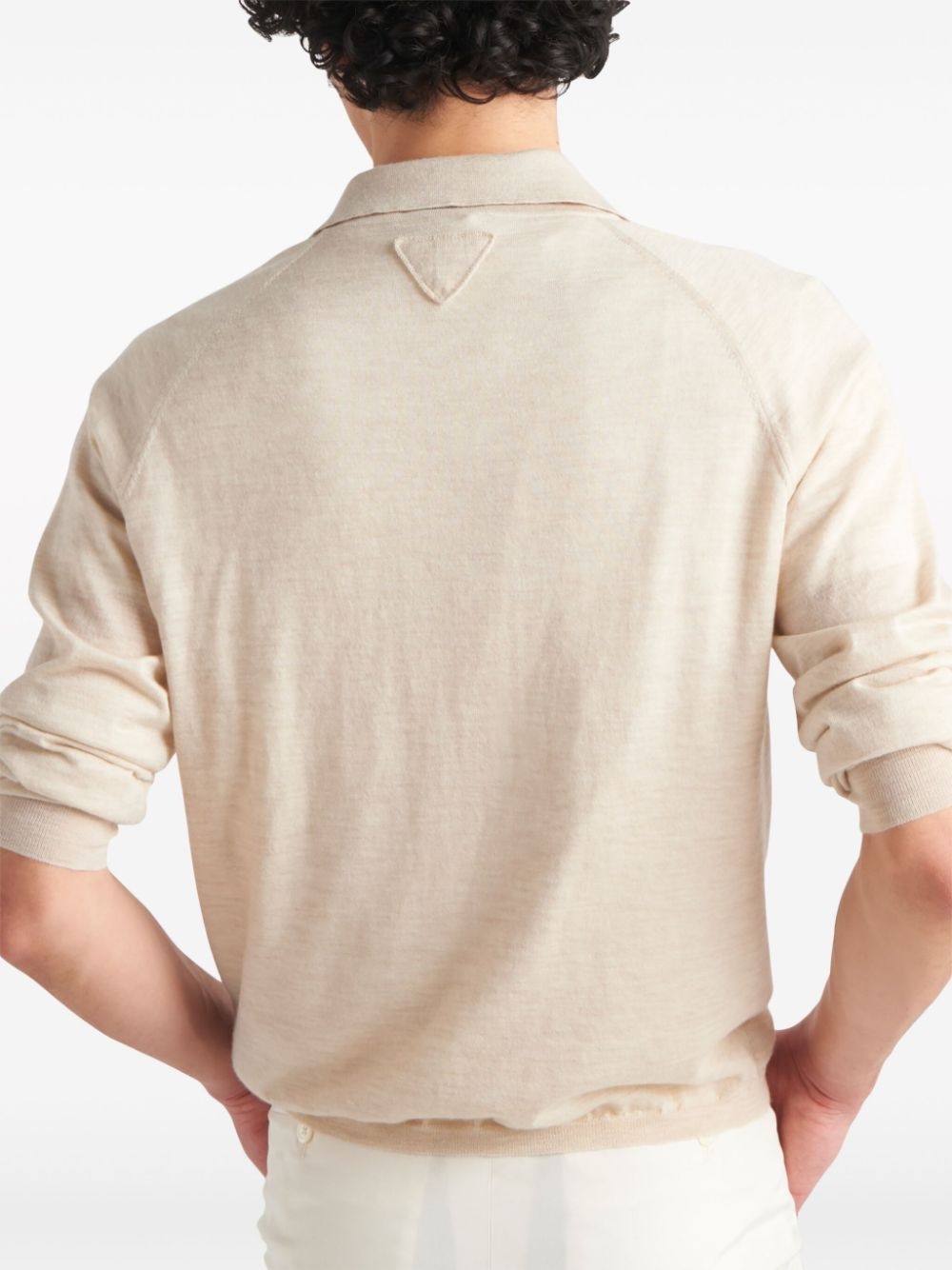 short-sleeve wool polo shirt - 5