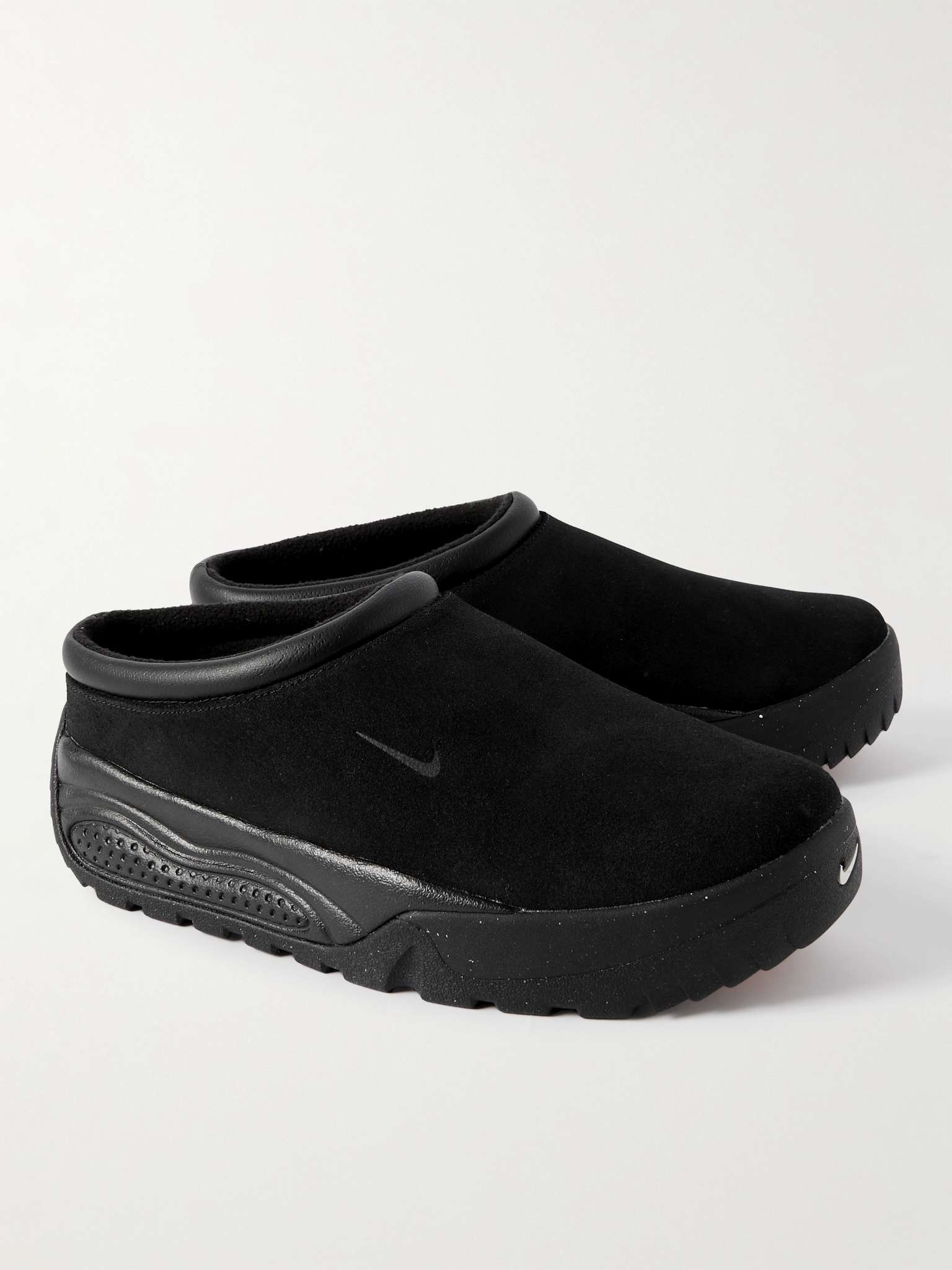 ACG Rufus Leather-Trimmed Suede Slip-On Sneakers - 4