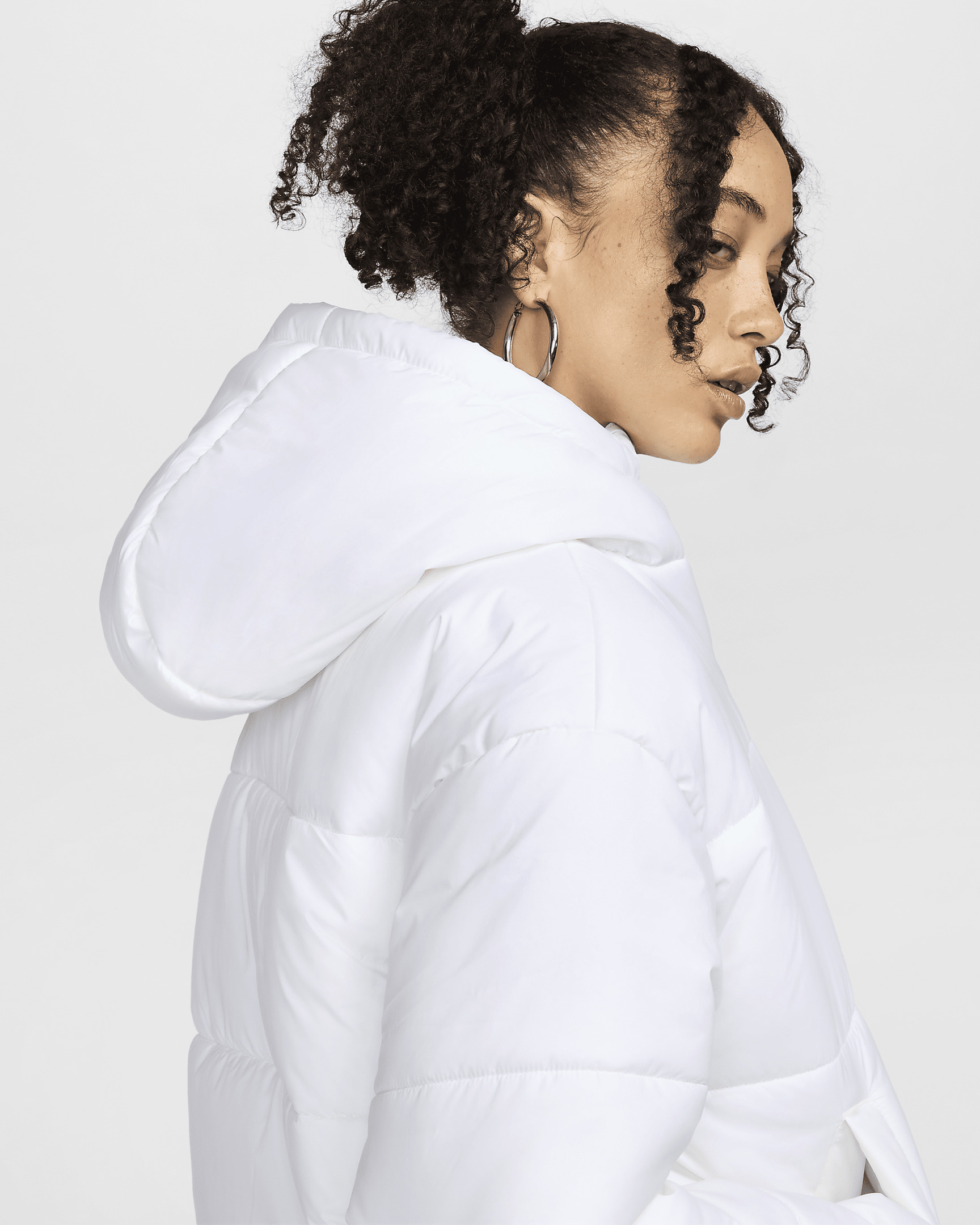 Nike Sportswear Classic Puffer Women's Therma-FIT Loose Hooded Jacket - 8