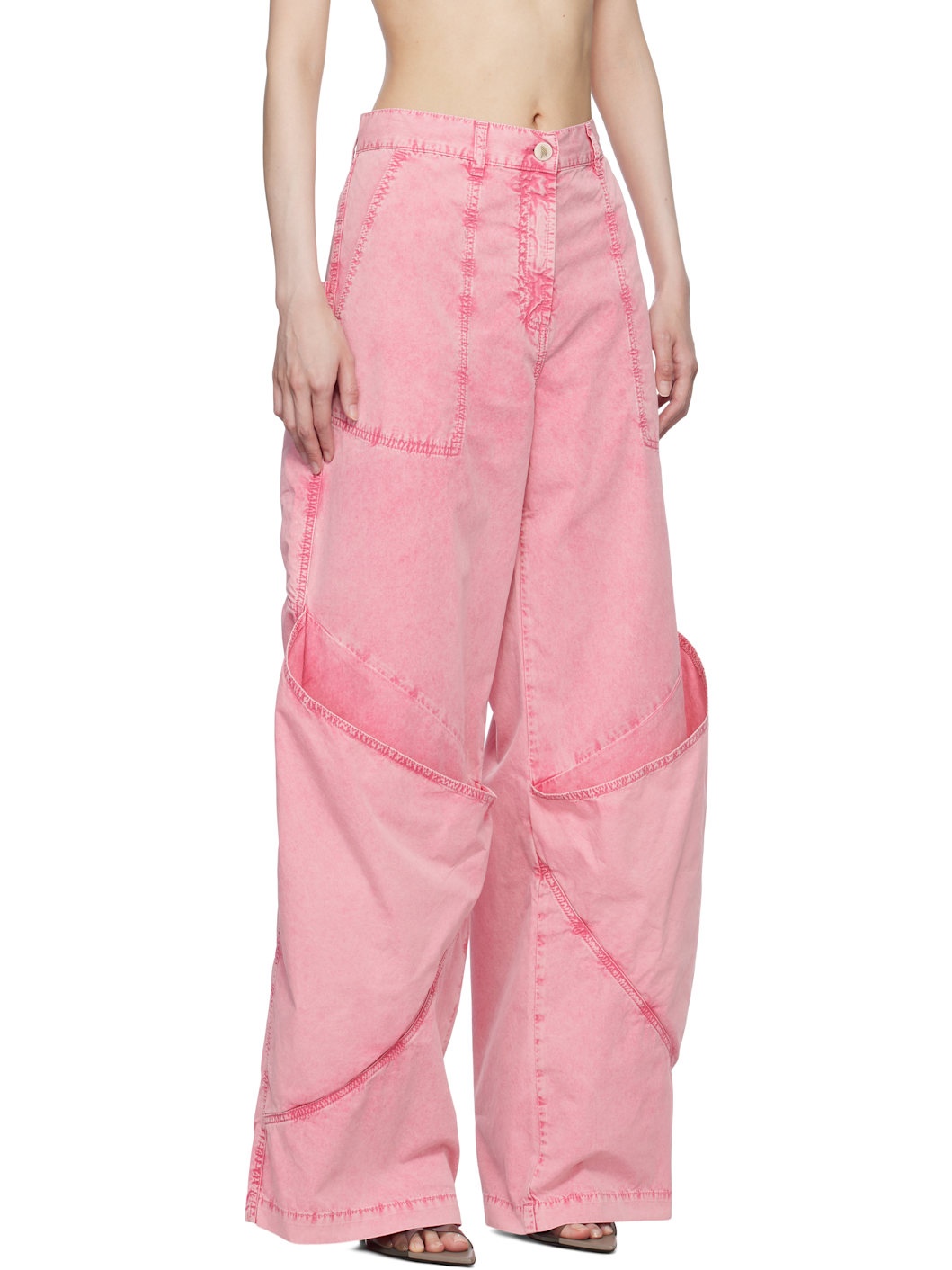 Pink Long Jeans - 2