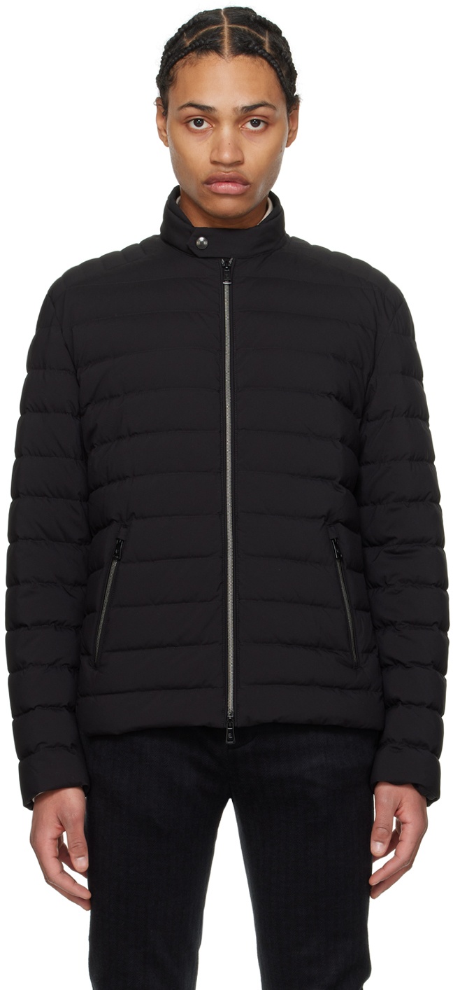 Black Varens Down Jacket - 1