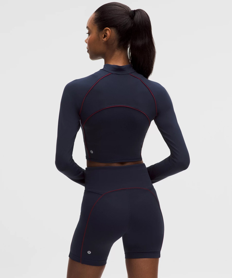 Wunder Train Cropped Long-Sleeve Half Zip 3