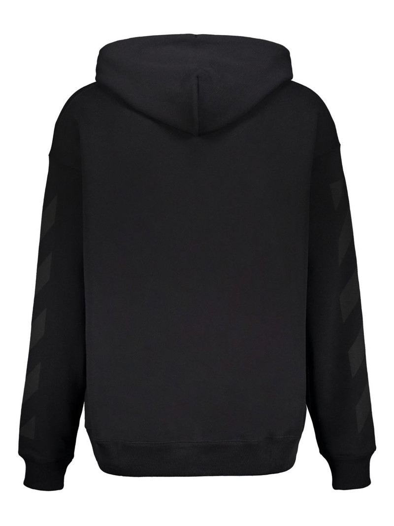 Off-White logo-print hoodie outlook