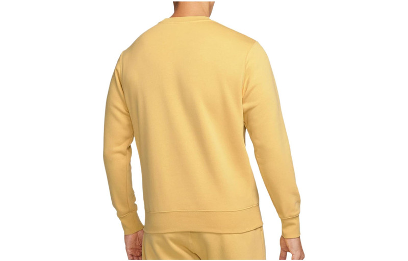 Nike Nike Sportswear Club Fleece Round Neck Pullover 'Yellow' BV2663-700 outlook