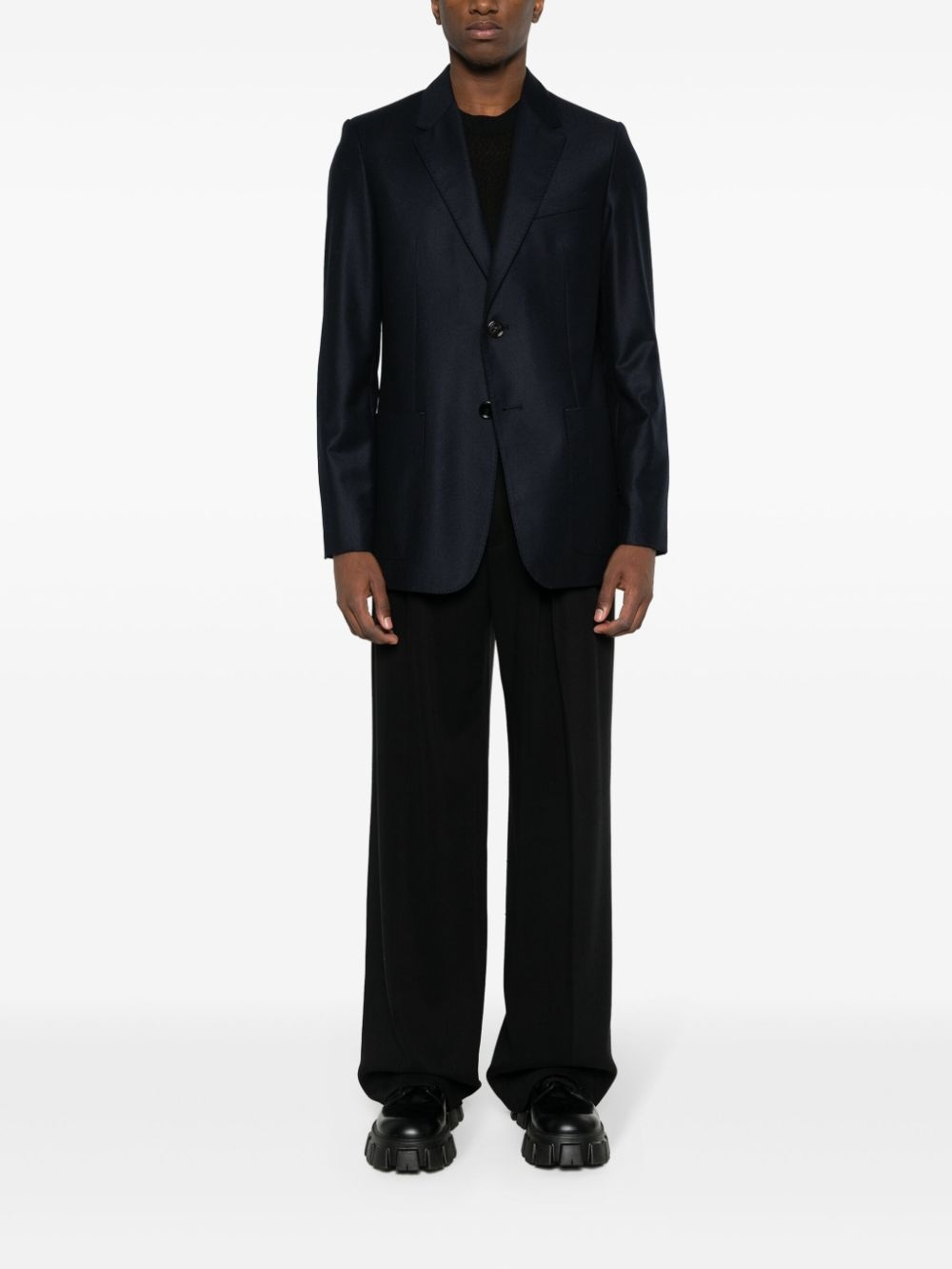 virgin wool blazer - 2