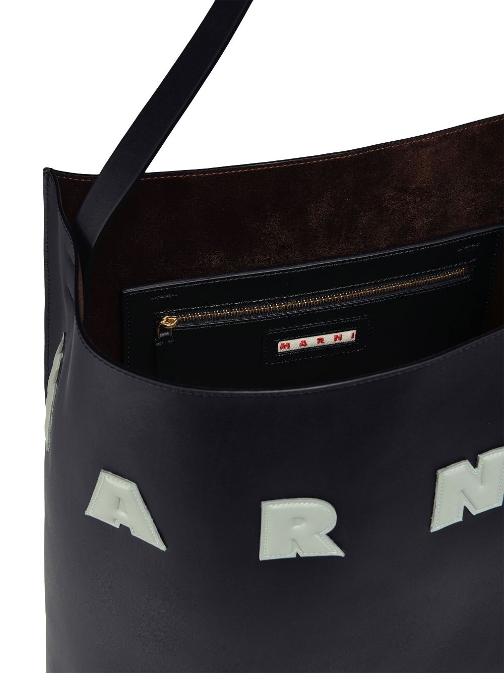 Museo leather tote bag - 4