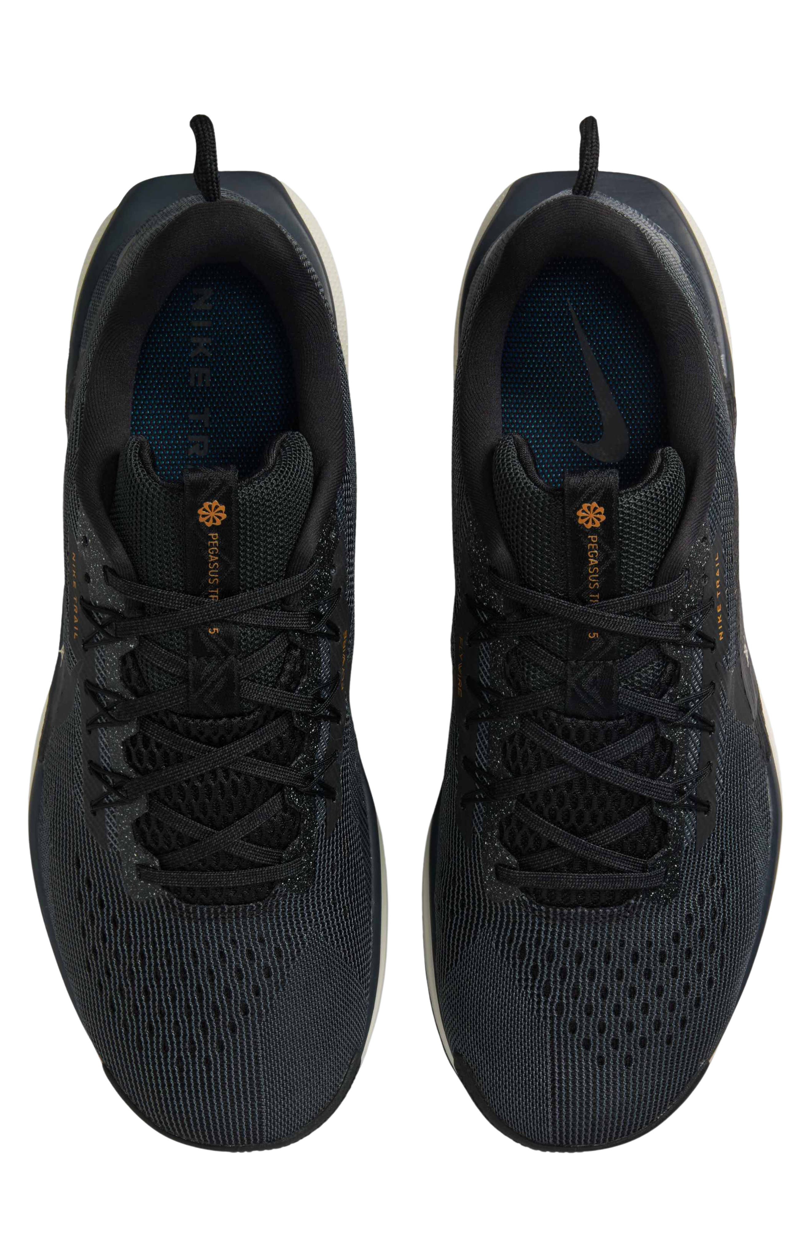 Nike ReactX Pegasus Trail 5 Running Shoe in Black/Pale Ivory at Nordstrom - 3