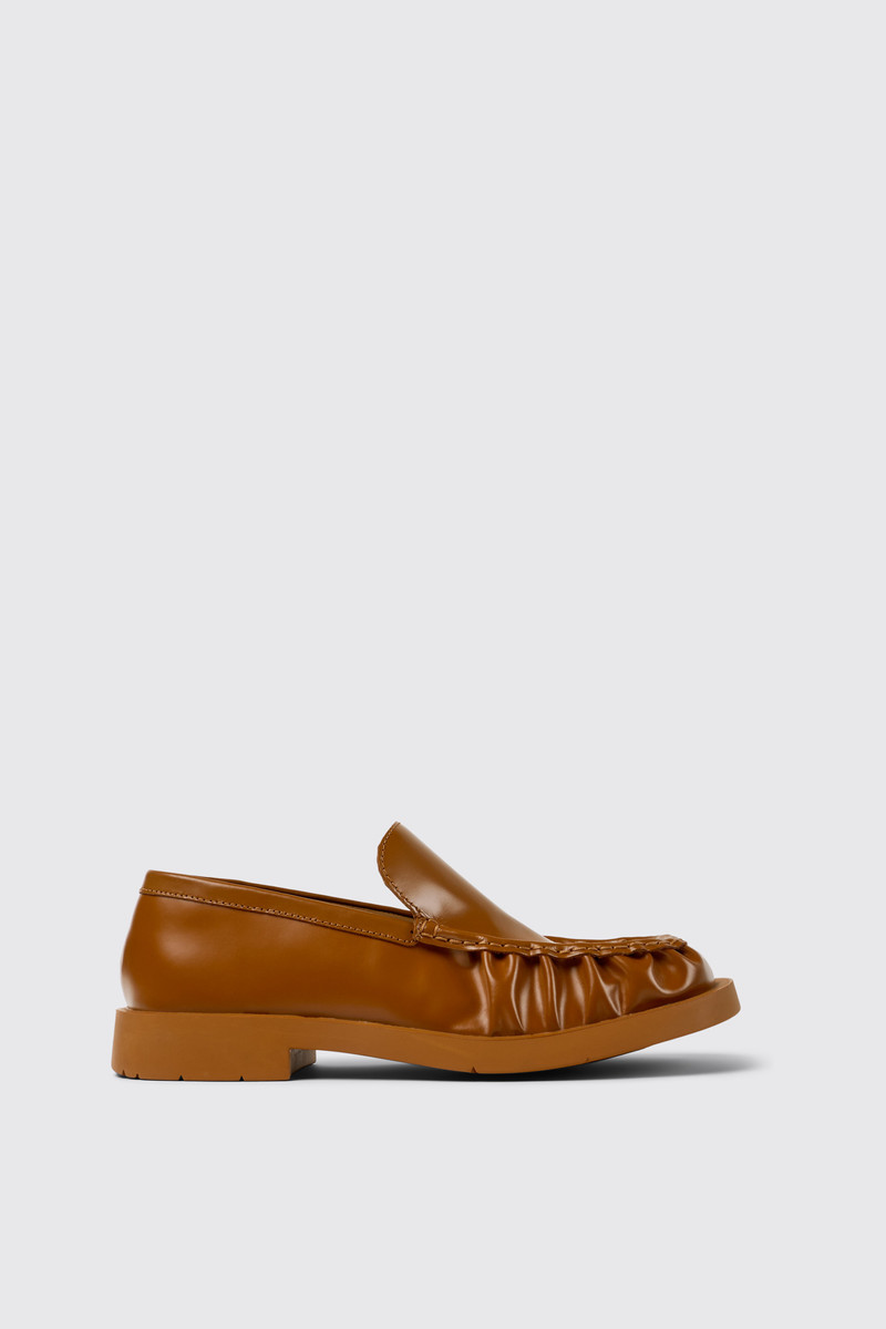 CAMPERLAB Brown Leather Loafers outlook