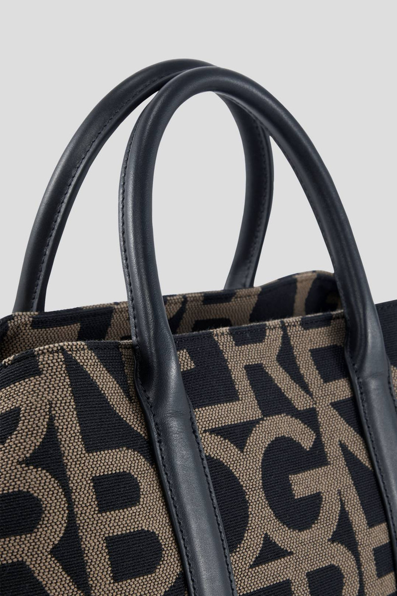 PANY THERESA TOTE BAG IN BLACK/BROWN 6