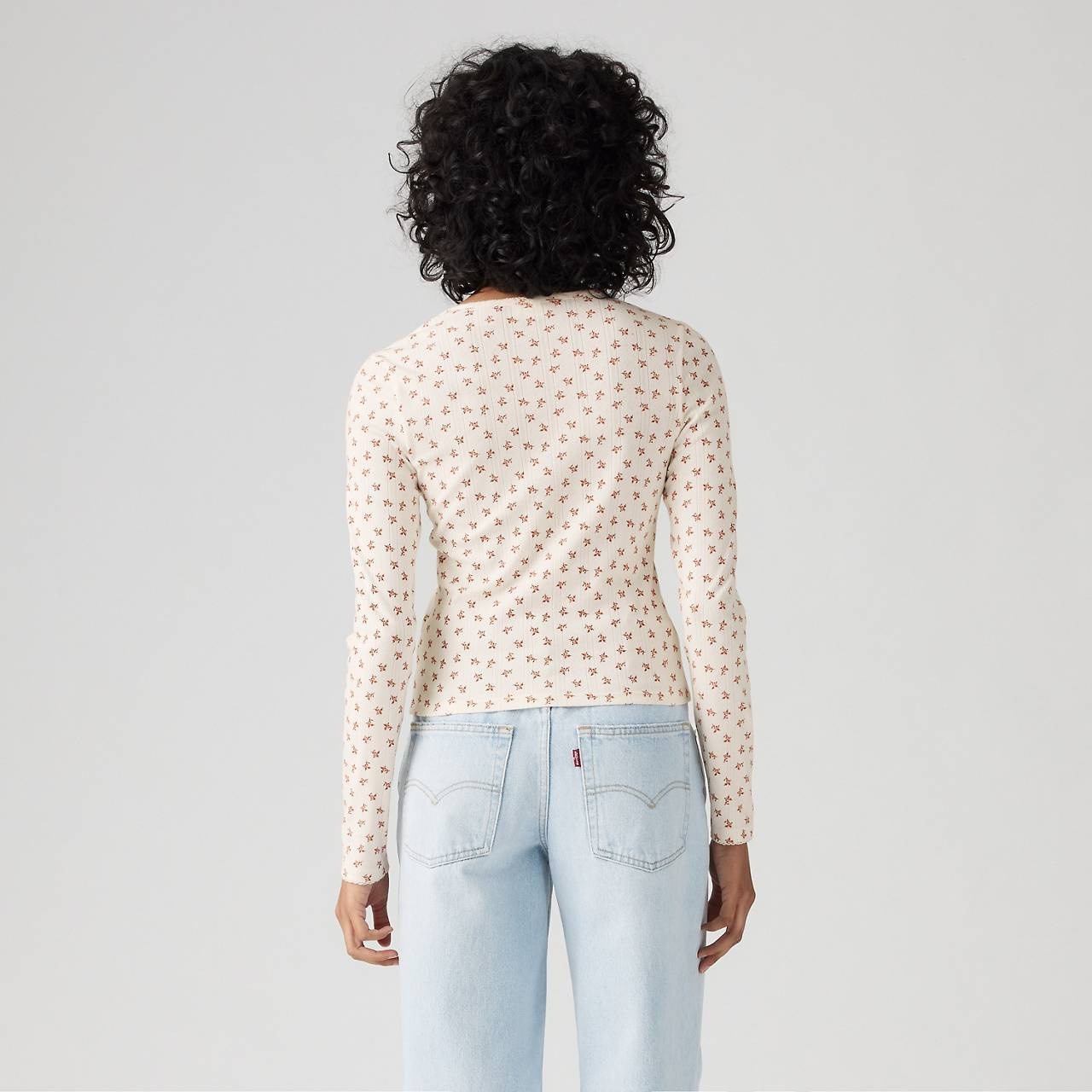 DRY GOODS WOMEN'S POINTELLE LONG SLEEVE T-SHIRT - 4
