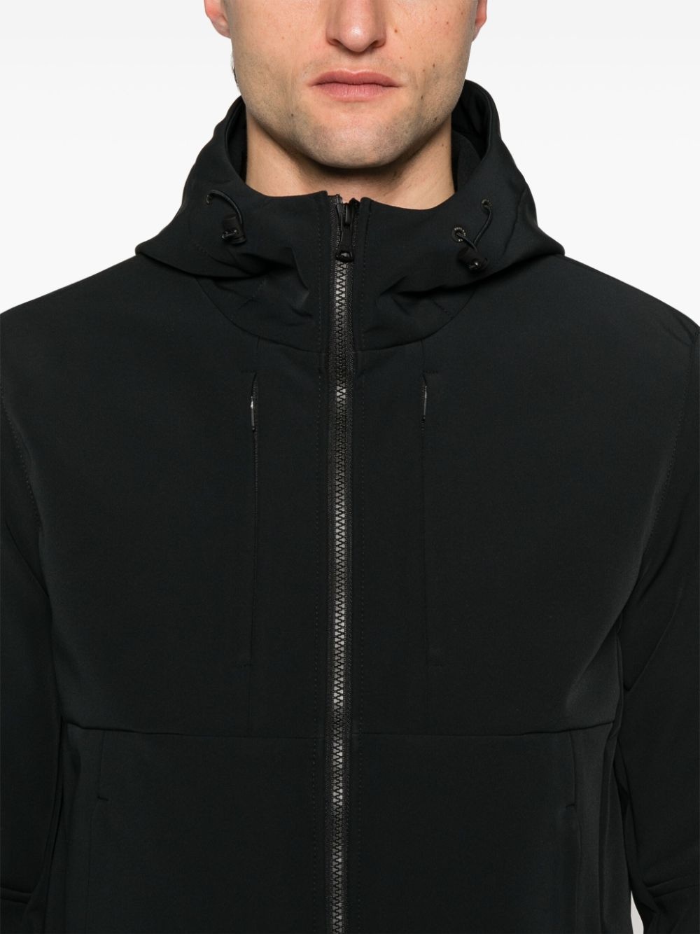 hooded shell jacket - 5