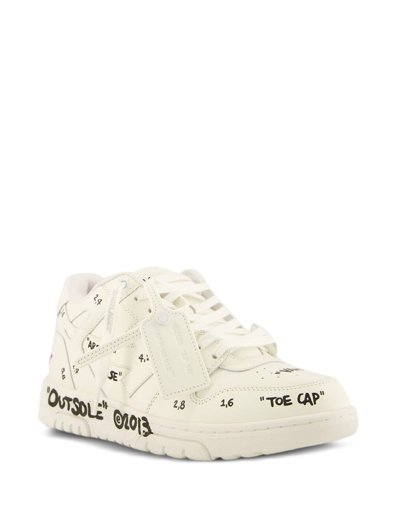 Off-White Out Of Office leather sneakers outlook