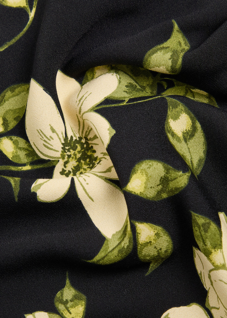 Reformation Vea Floral-print Crepe Midi Dress - 5