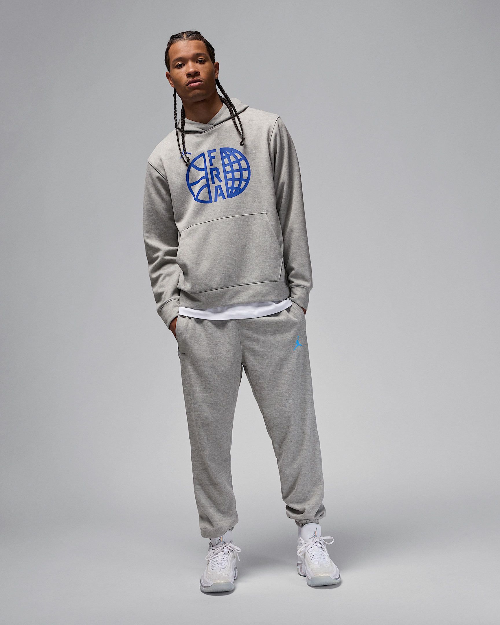 France Practice Men's Nike Basketball Fleece Hoodie - 6